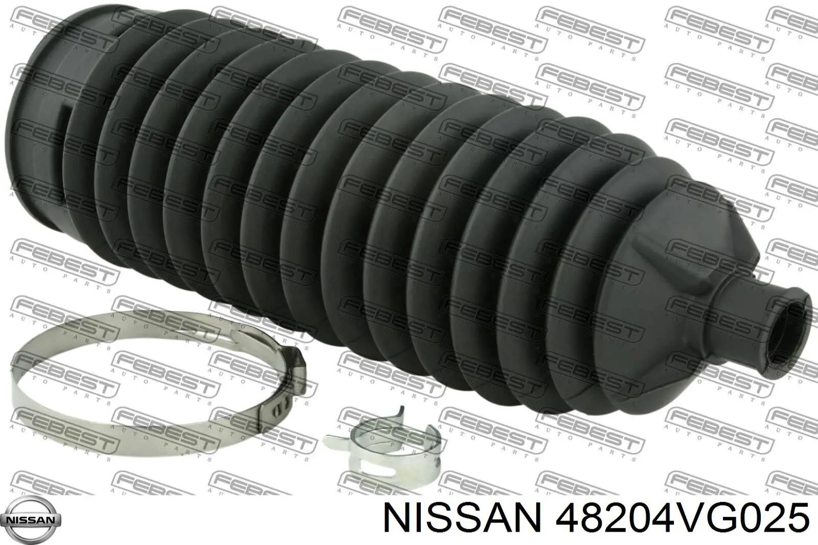 Пильник рульового механізму/рейки, правий Nissan/Infiniti 48204VG025 ціна, від 19.01 USD