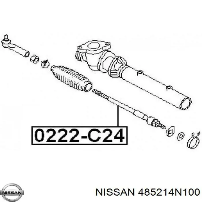 Тяга рульова 485214N100 Nissan