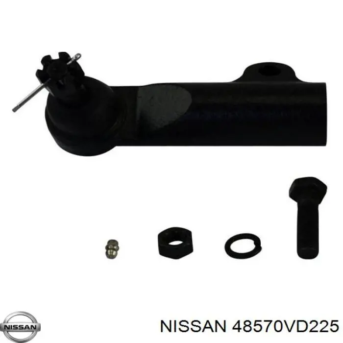 Купити 48570VD225 Nissan/Infiniti Накінечник центральної рульової тяги. задньої лівої