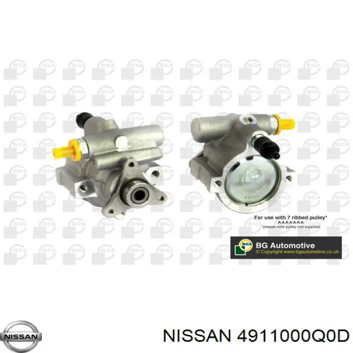 4911000Q0D Nissan насос гідропідсилювача керма (гпк)