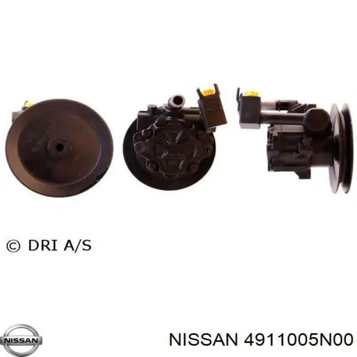 4911086E00 Nissan насос гідропідсилювача керма (гпк)