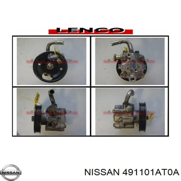 491101AT0A Nissan насос гідропідсилювача керма (гпк)