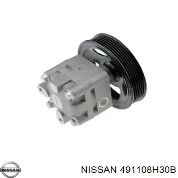 491108H30B Nissan насос гідропідсилювача керма (гпк)