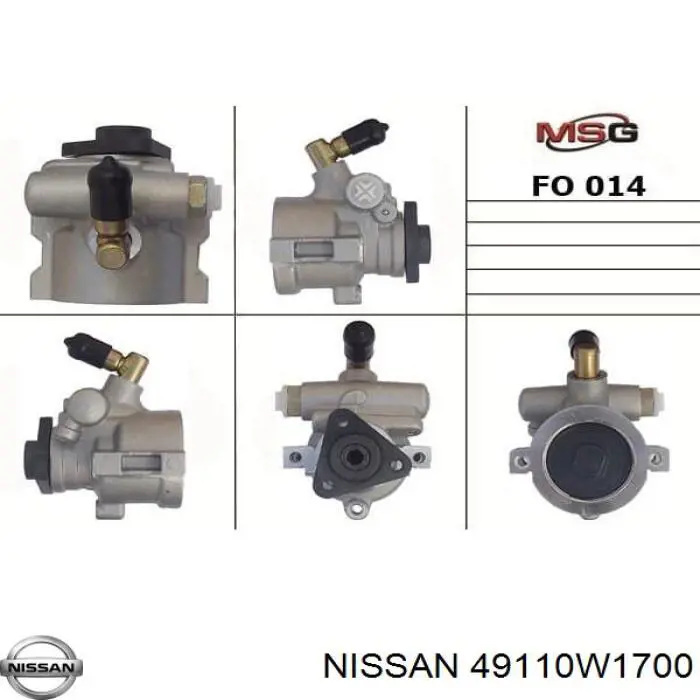 Насос ГУР 49110C6000 Nissan/Infiniti