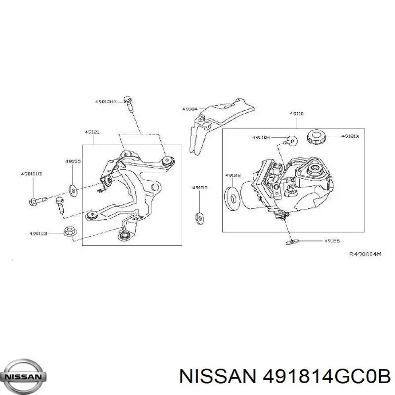  Nissan/Infiniti 491814GC0B ціна, від 16.82 USD