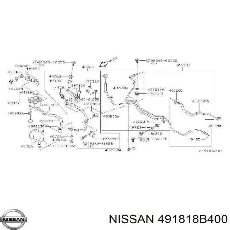 Купити 491818B400 Nissan/Infiniti 