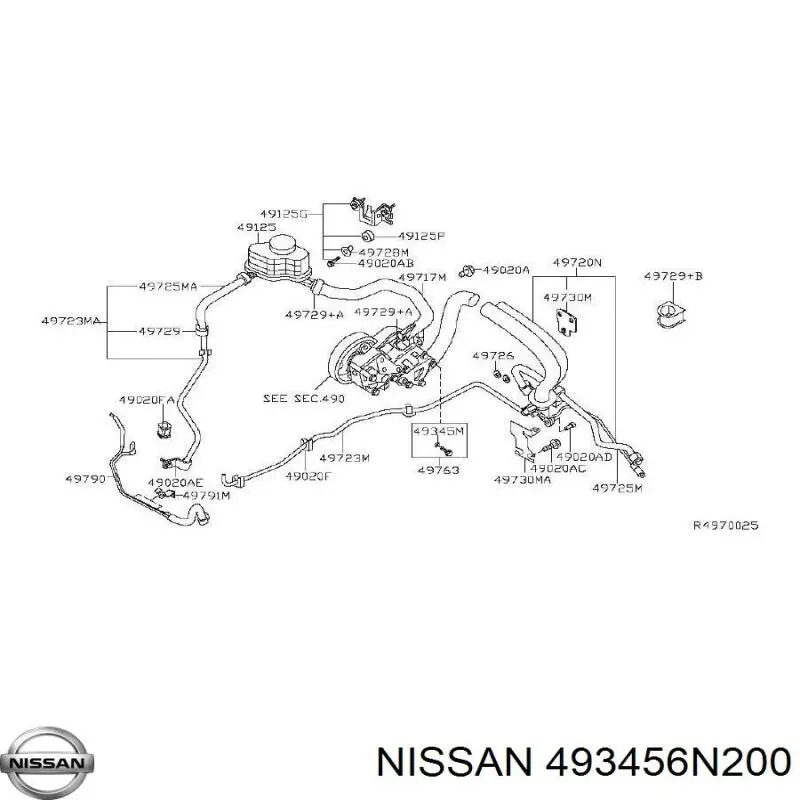  493456N200 Nissan