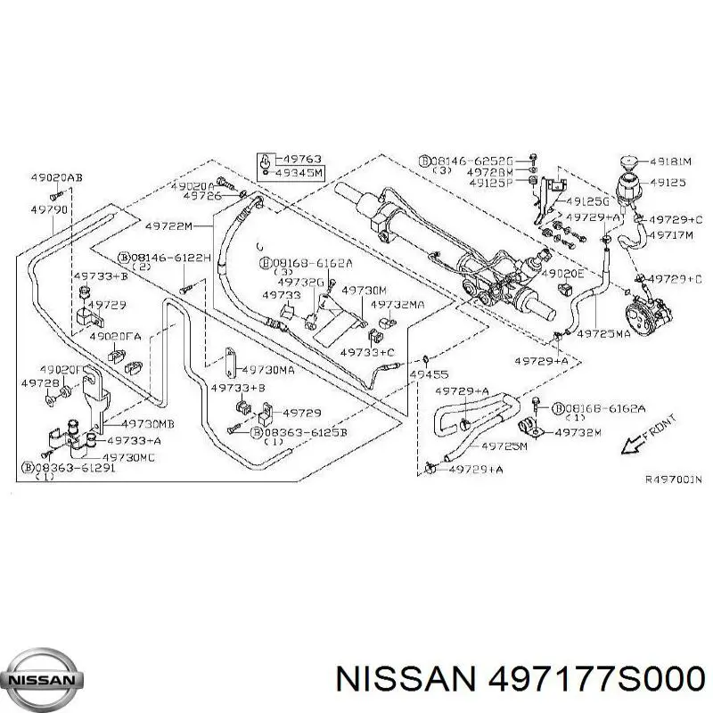 Купити 497177S000 Nissan/Infiniti 