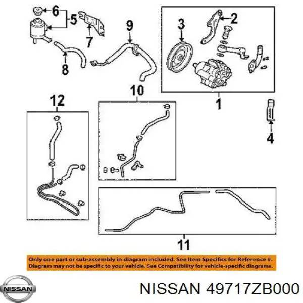  49717ZB000 Nissan/Infiniti