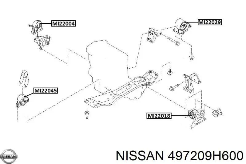 Шланг ГПК, високого тиску гідропідсилювача керма (рейки) Nissan X-Trail (T30) (Нісан Ікстрейл)