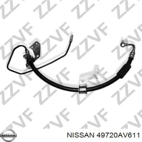 Патрубок високого тиску гідропідсилювача Nissan/Infiniti 49720AV611 ціна, від 63.15 USD