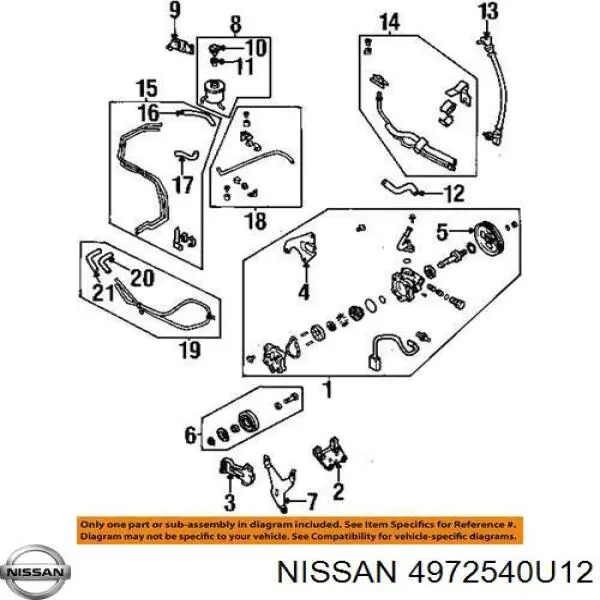 4972540U12 Nissan/Infiniti 