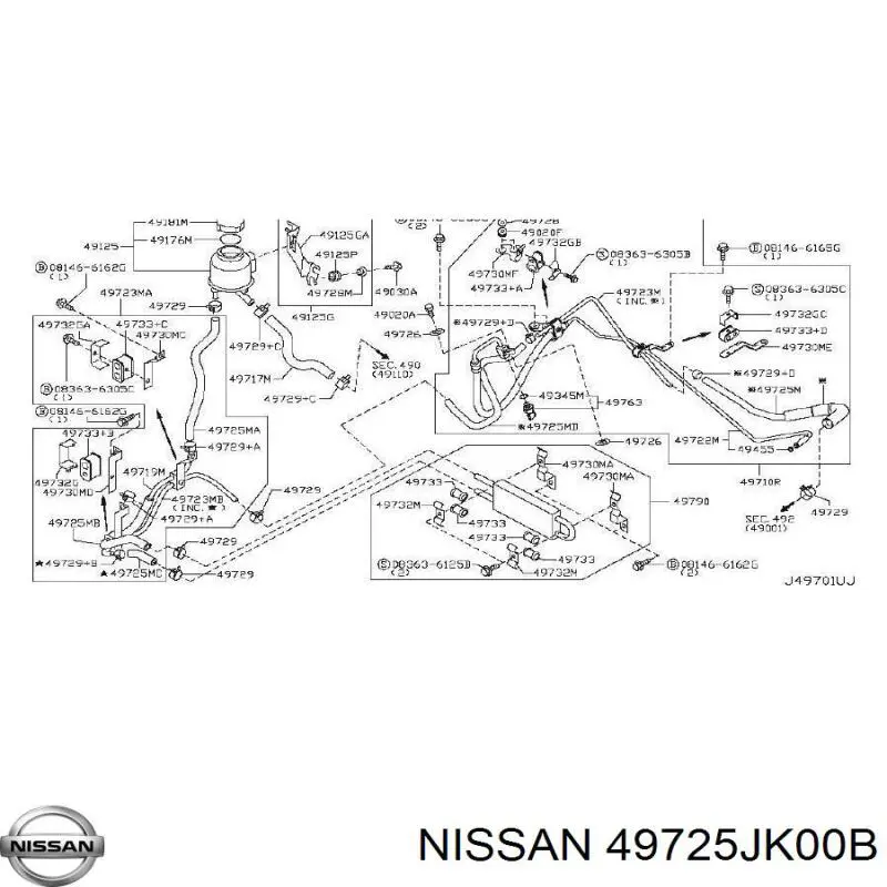 49725JK00B Nissan/Infiniti 