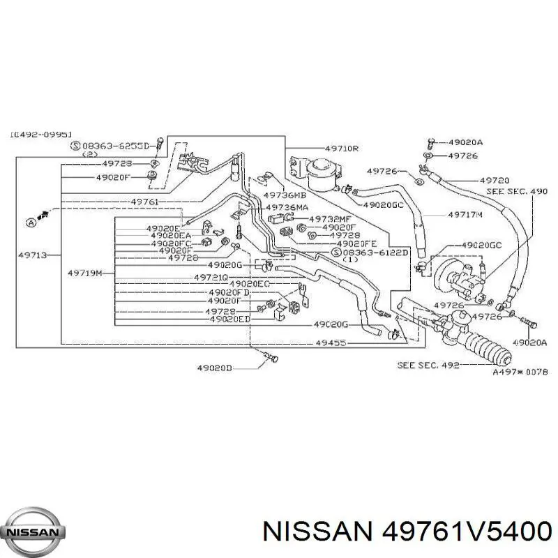 49761V5400 Nissan/Infiniti 