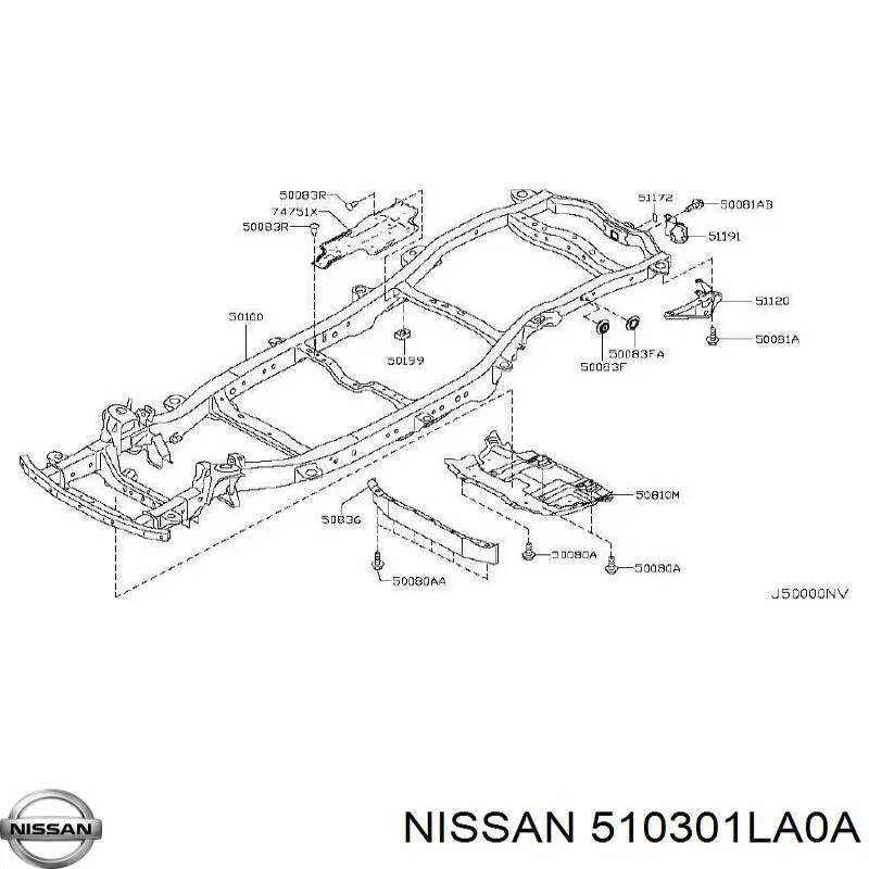 Купити 510301LA0A Nissan/Infiniti 