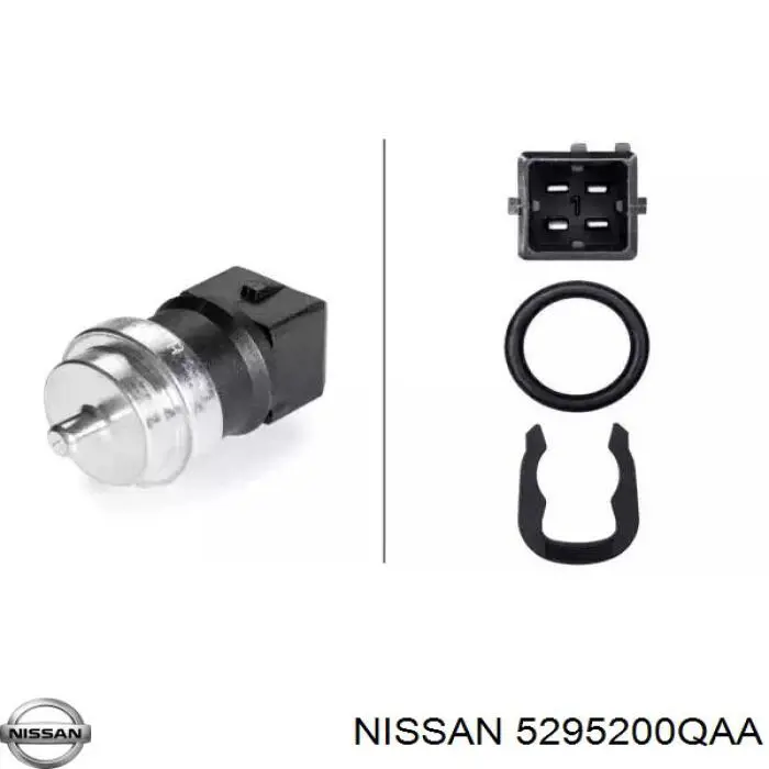 Прокладка корпусу термостата Nissan/Infiniti 5295200QAA ціна, від 1.40 USD