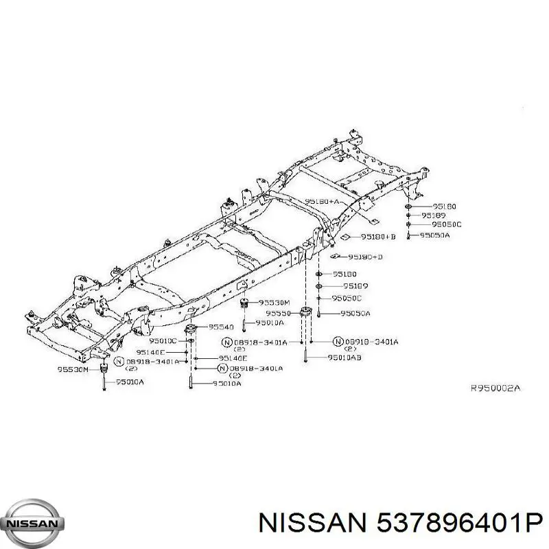  537896401P Nissan