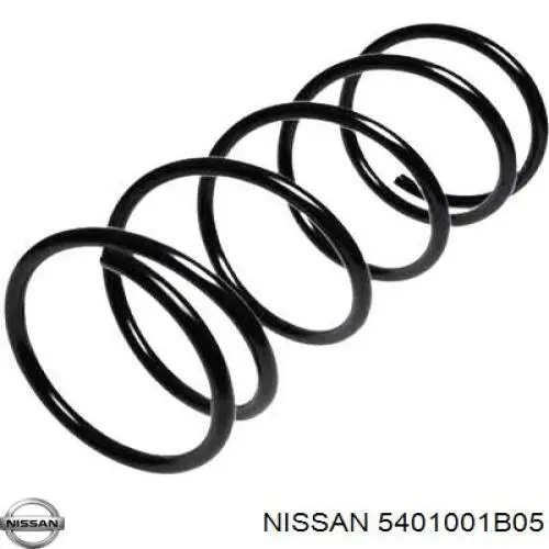 5401001B05 Nissan/Infiniti Пружина амортизатора передняя