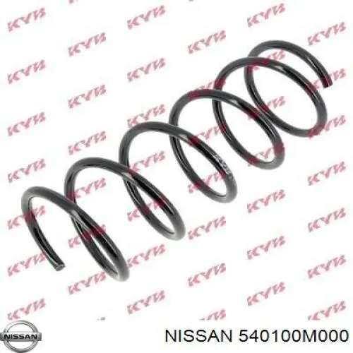 540100M000 Nissan/Infiniti Пружина амортизатора передняя
