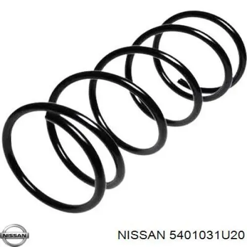 Пружина передня 5401031U20 Nissan