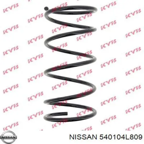 Пружина передня Nissan/Infiniti 540104L809 ціна, від 40.67 USD