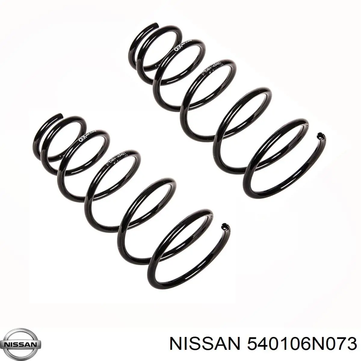 540106N073 Nissan пружина передня