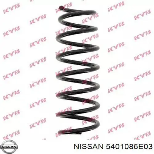 Пружина передня 5401086E03 Nissan/Infiniti