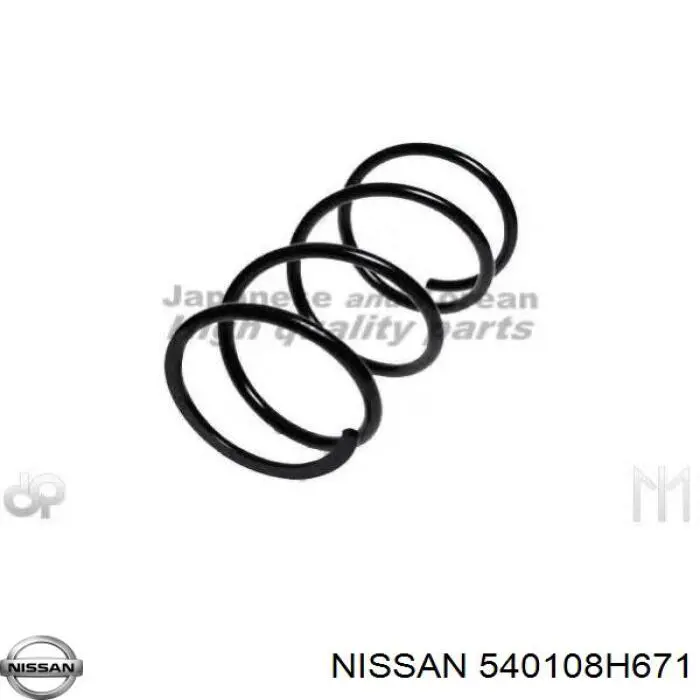 Пружина передня Nissan/Infiniti 540108H671 ціна, від 27.84 USD