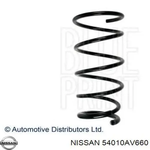 Купити 54010BA004 Nissan/Infiniti Гвинтова пружина підвіска