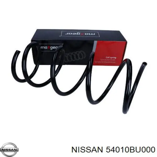 54010BU000 Nissan пружина передня
