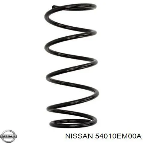 54010EM00A Nissan пружина передня