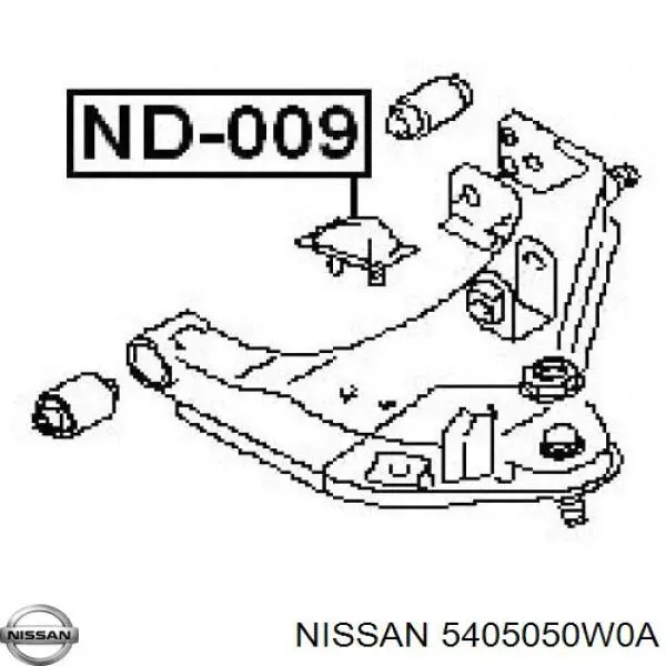 Купити 540500F00A Nissan/Infiniti Буфер-відбійник амортизатора переднього