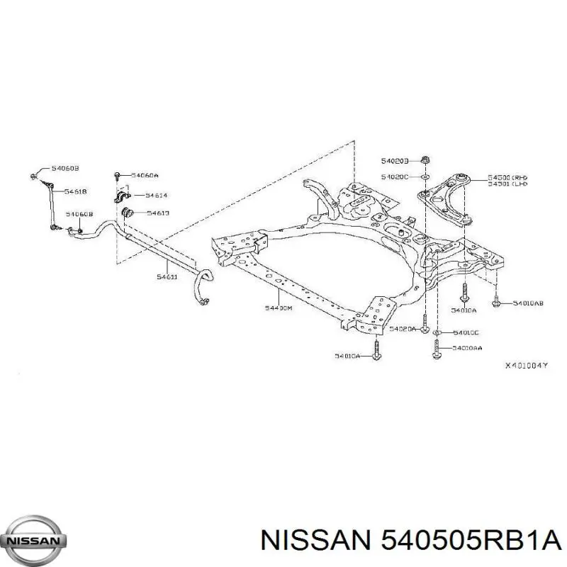 540505RB1A Nissan/Infiniti 