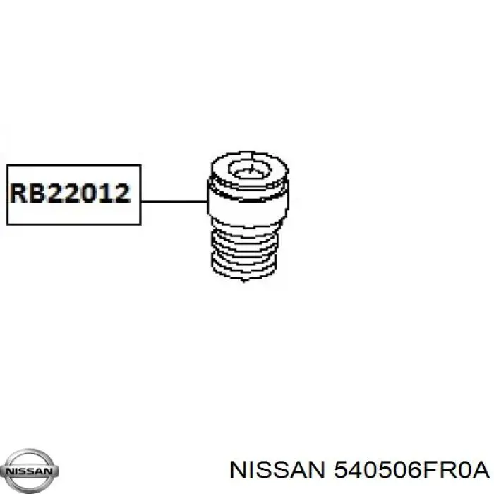Купити 540506FR0A Nissan/Infiniti Буфер-відбійник амортизатора переднього