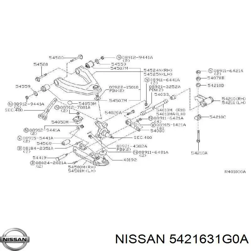  5421631G0A Nissan