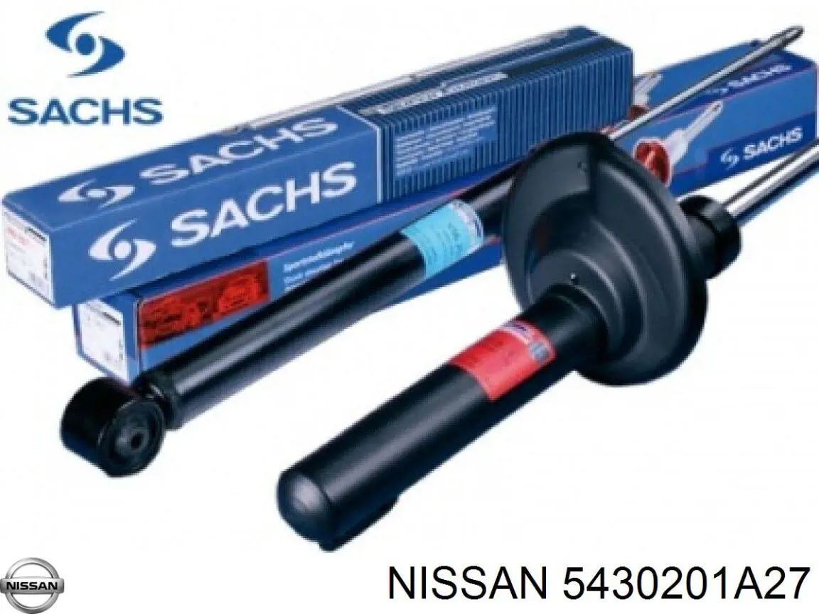 Амортизатор передній, правий Nissan Sunny 1 (B11) (Нісан Санні)