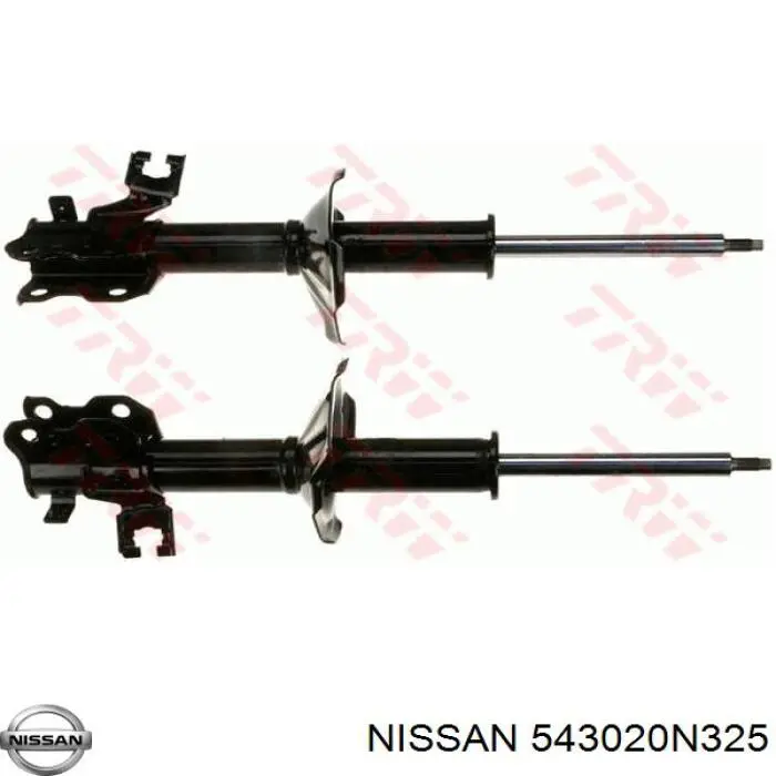 Амортизатор передній, правий Nissan/Infiniti 543020N325 ціна, від 36.94 USD