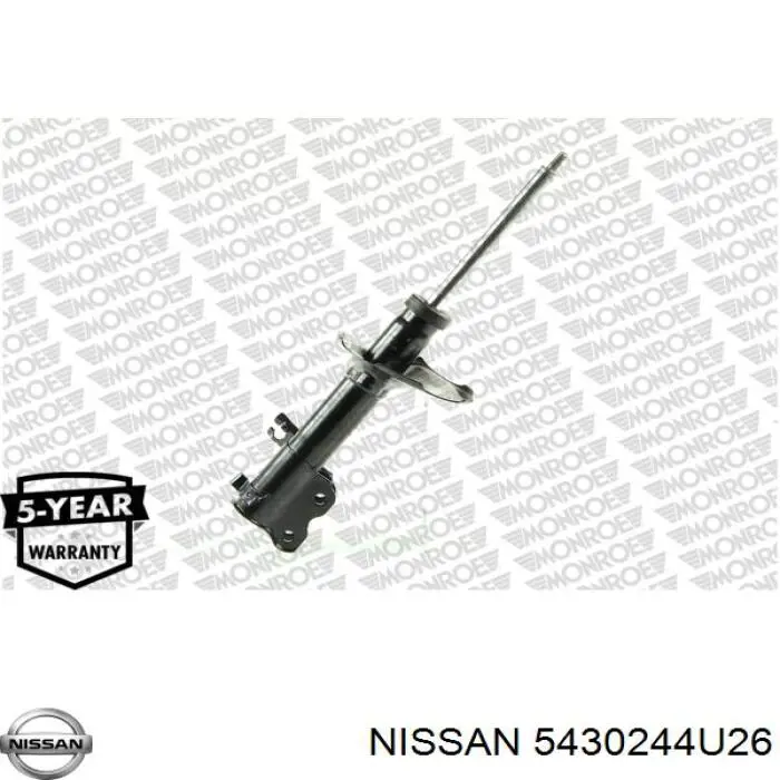 Амортизатор передній, правий Nissan/Infiniti 5430244U26 ціна, від 50.85 USD
