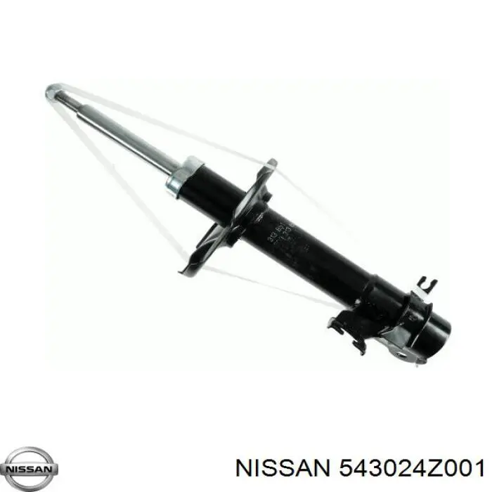 Амортизатор передній, правий Nissan/Infiniti 543024Z001 ціна, від 42.16 USD