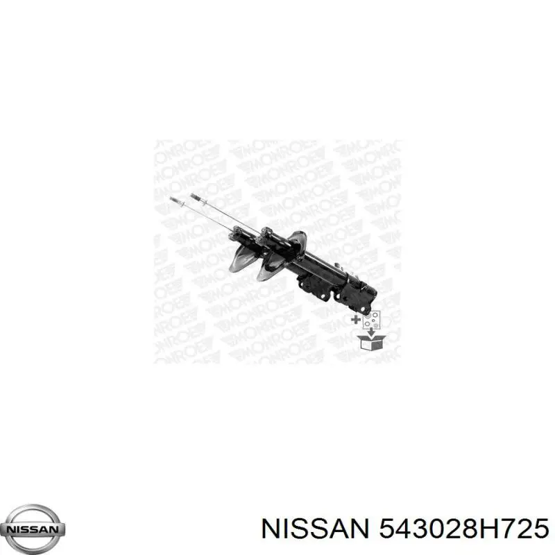 Купити 543028H725 Nissan/Infiniti Амортизатор передній, правий