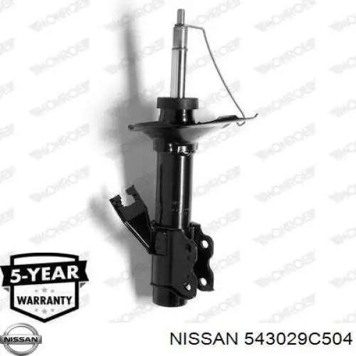 Амортизатор передній, правий Nissan/Infiniti 543029C504 ціна, від 60.37 USD