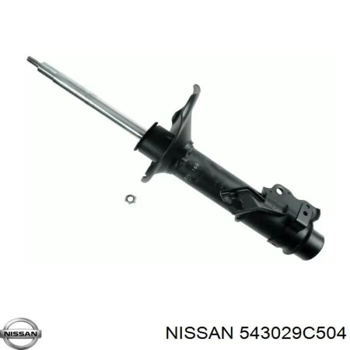 Амортизатор передній, правий 543029C504 Nissan