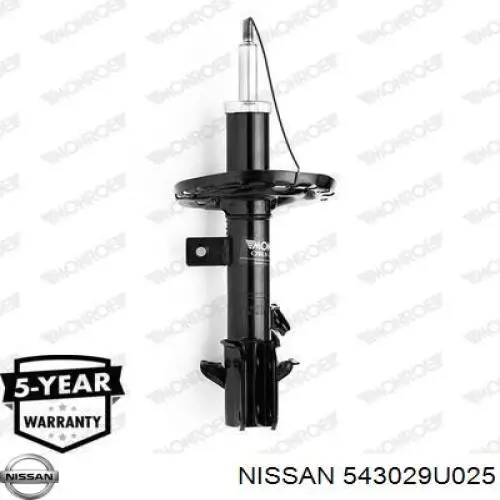 Амортизатор передній, правий Nissan/Infiniti 543029U025 ціна, від 34.99 USD