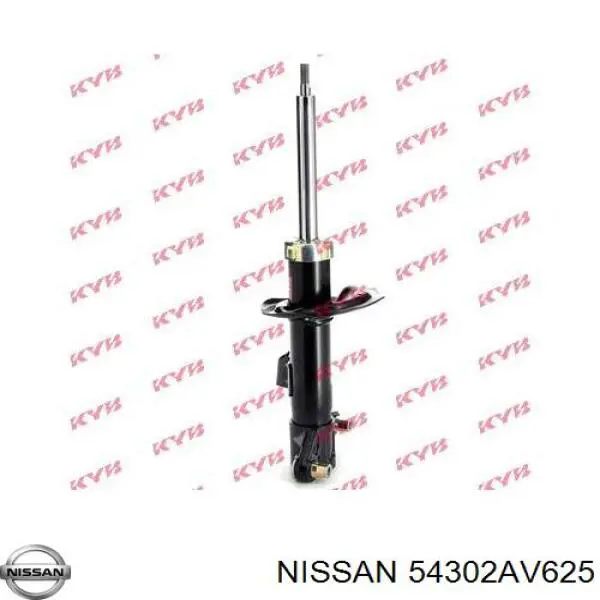 Амортизатор передній, правий Nissan/Infiniti 54302AV625 ціна, від 54.27 USD
