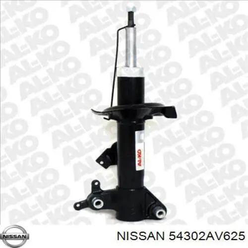 Купити 54302AV625 Nissan/Infiniti Амортизатор передній, правий