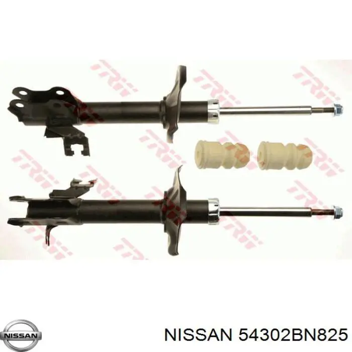 Амортизатор передній, правий Nissan/Infiniti 54302BN825 ціна, від 36.60 USD