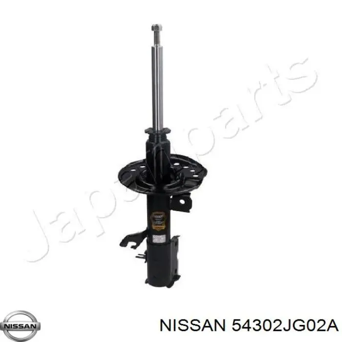 Амортизатор передній, правий Nissan/Infiniti 54302JG02A ціна, від 62.05 USD