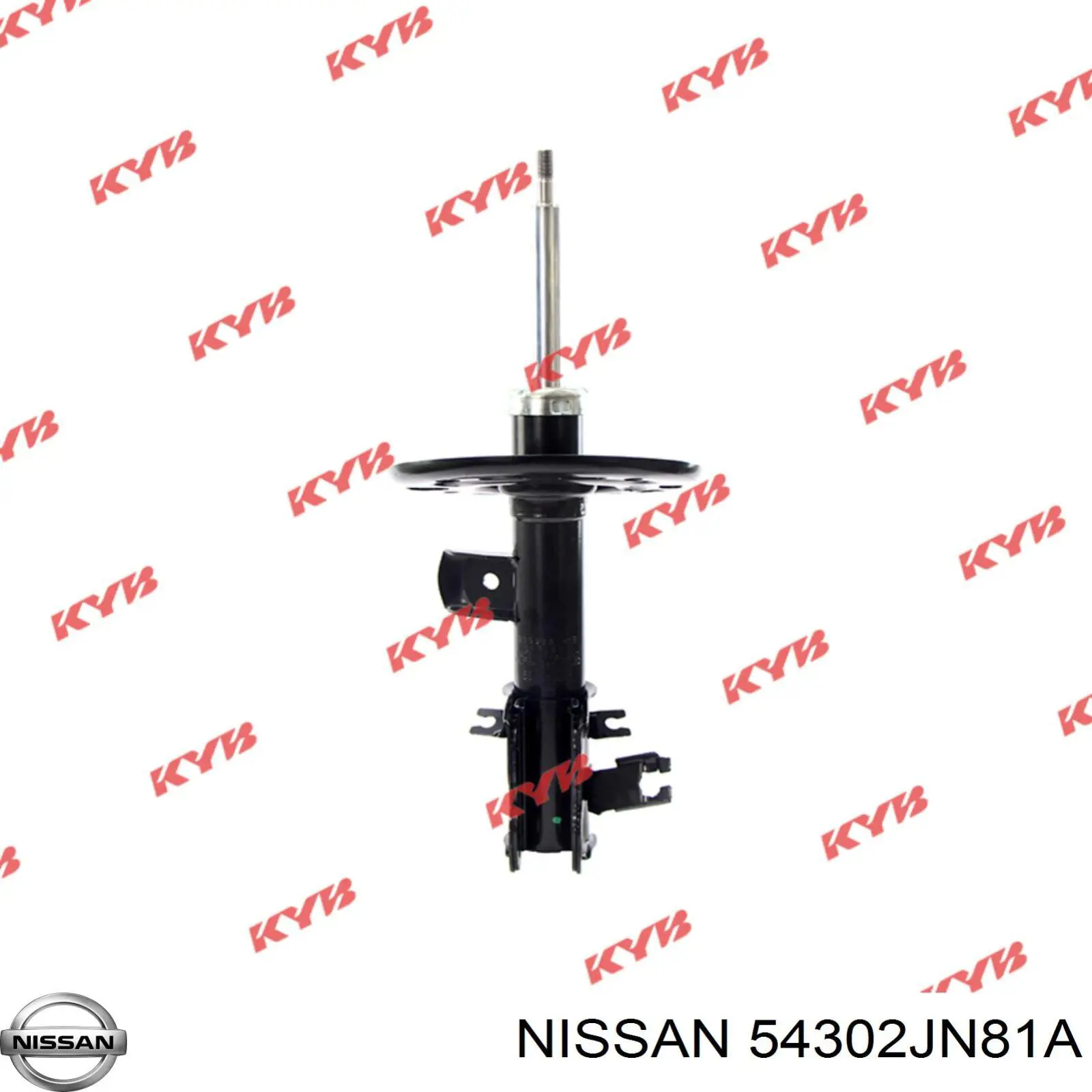 Амортизатор передній, правий Nissan/Infiniti 54302JN81A ціна, від 92.98 USD