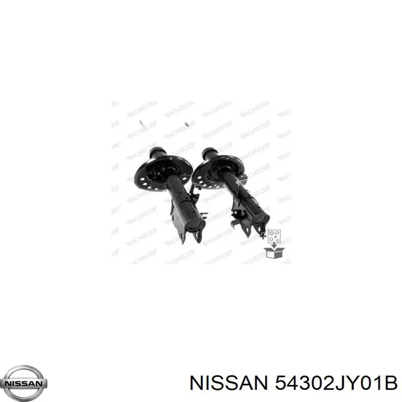 Амортизатор передній, правий Nissan/Infiniti 54302JY01B ціна, від 50.39 USD