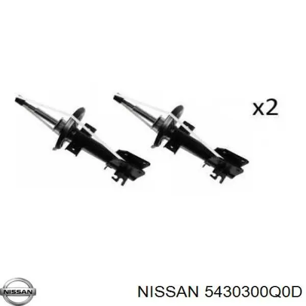 Купити 5430300Q0D Nissan/Infiniti Амортизатор передньої підвіски